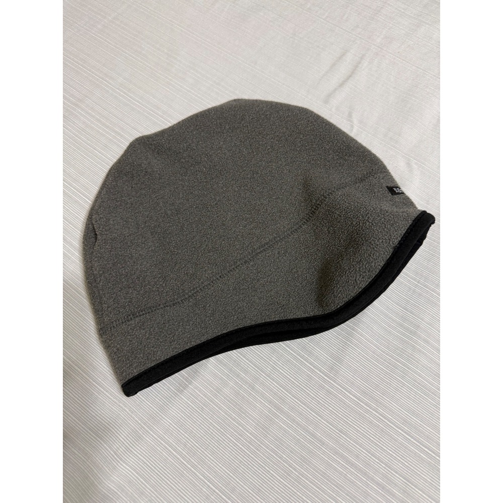 Eddie Bauer Performance Systems Gray Fleece Ear Flap Beanie Hat One Size